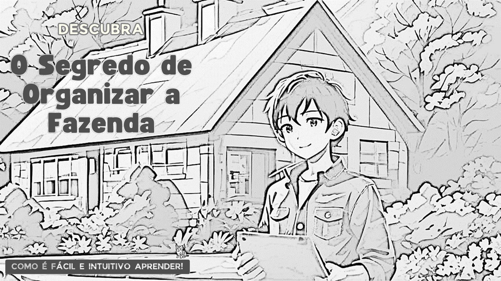 Livrinho de Colorir - O Segredo de Organizar a Fazenda